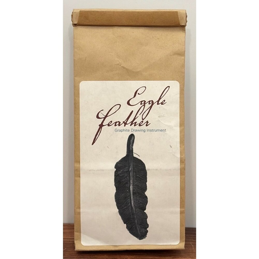 HTF Eagle Feather Graphite Drawing Instrument By Kelly Barker Merkaba Sol.